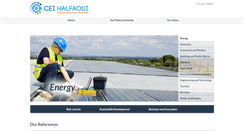 Desktop Screenshot of cei-halfaoui.com
